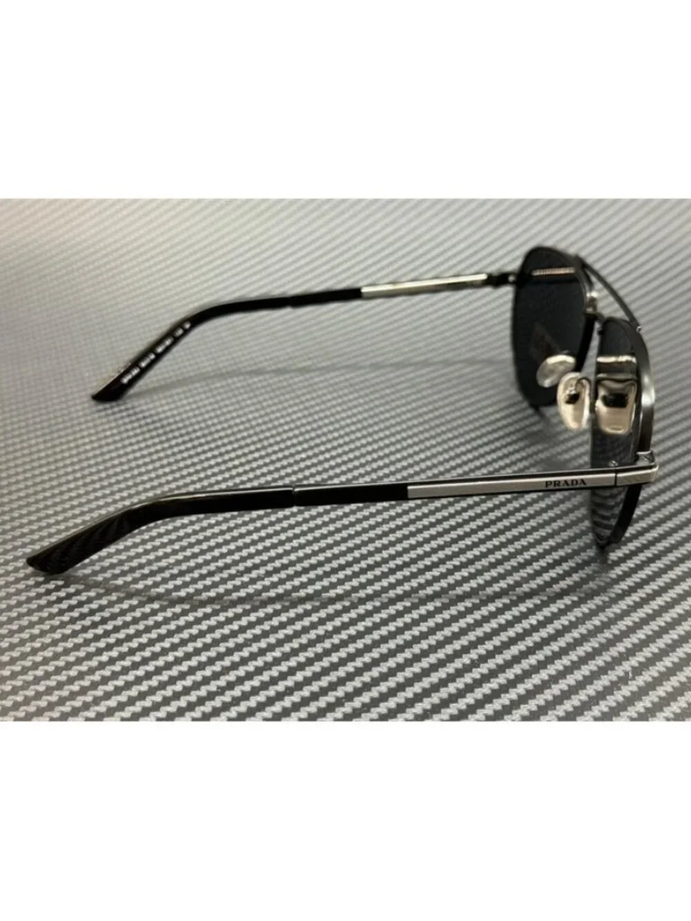 New PRADA Men Matte Black Sunglasses 60-16-145